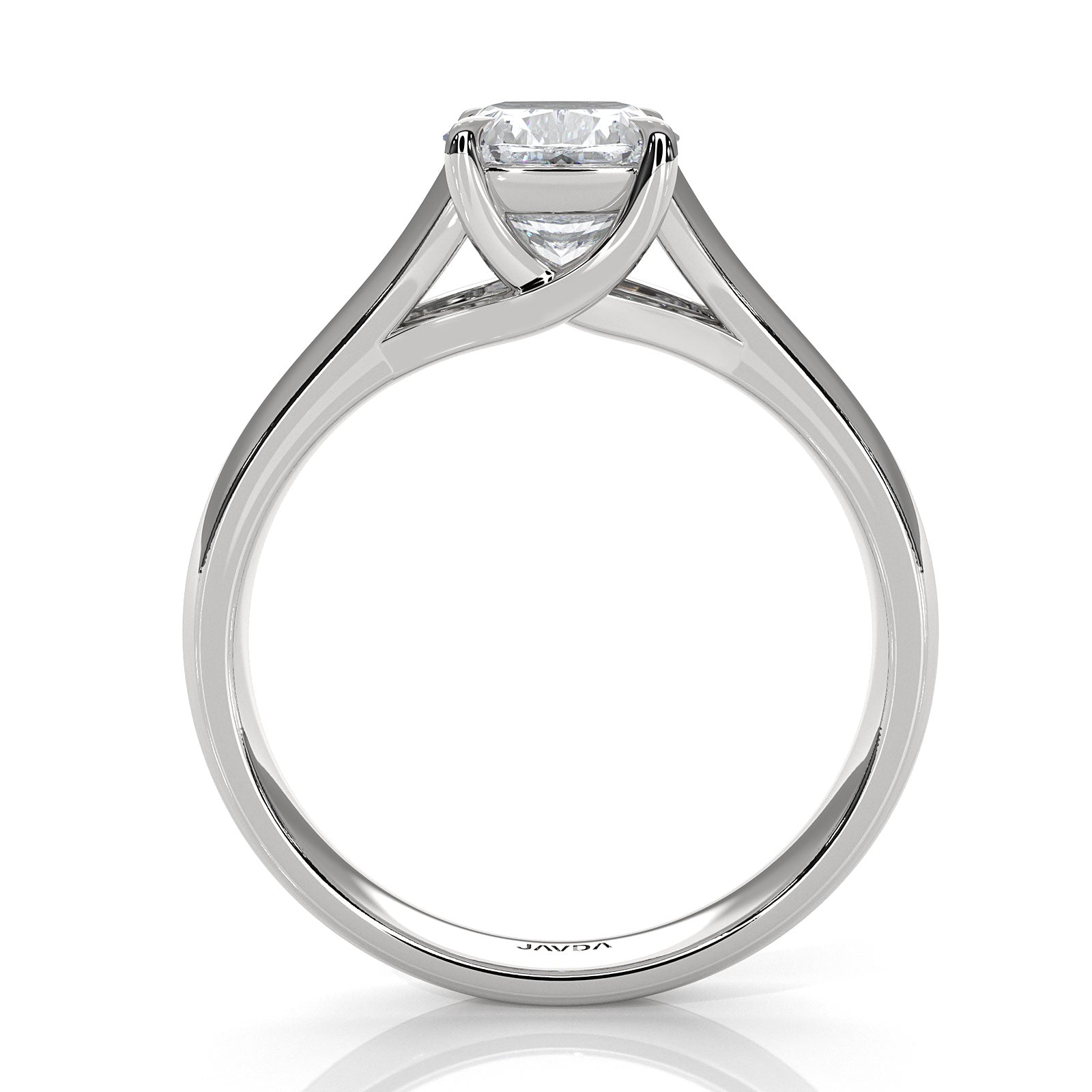 5g Trellis Solitaire Lab Grown Diamond IGI Certified Engagement 5.5mm Ring 1.00 Ctw.